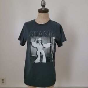 Gildan Shania Twain Let's Go Girls Graphic Tshirt Gray S Country Music Iconic